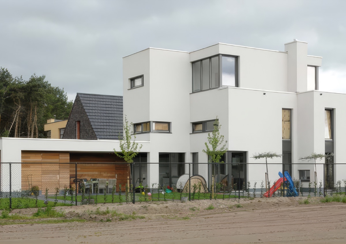 Maison Q-ZEN en béton cellulaire livrée en Wallonie
